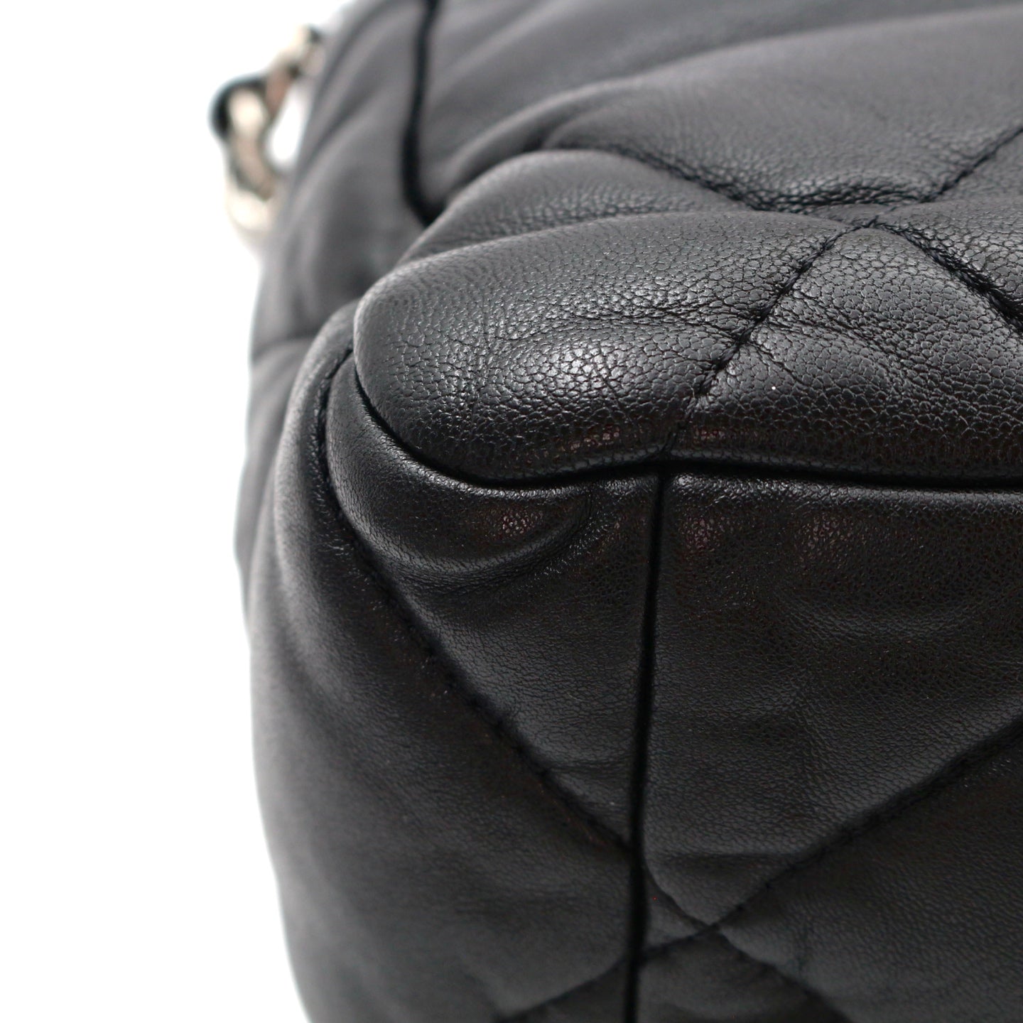 CHANEL Black Lambskin Large Chanel 19 Flap Bag [Used]