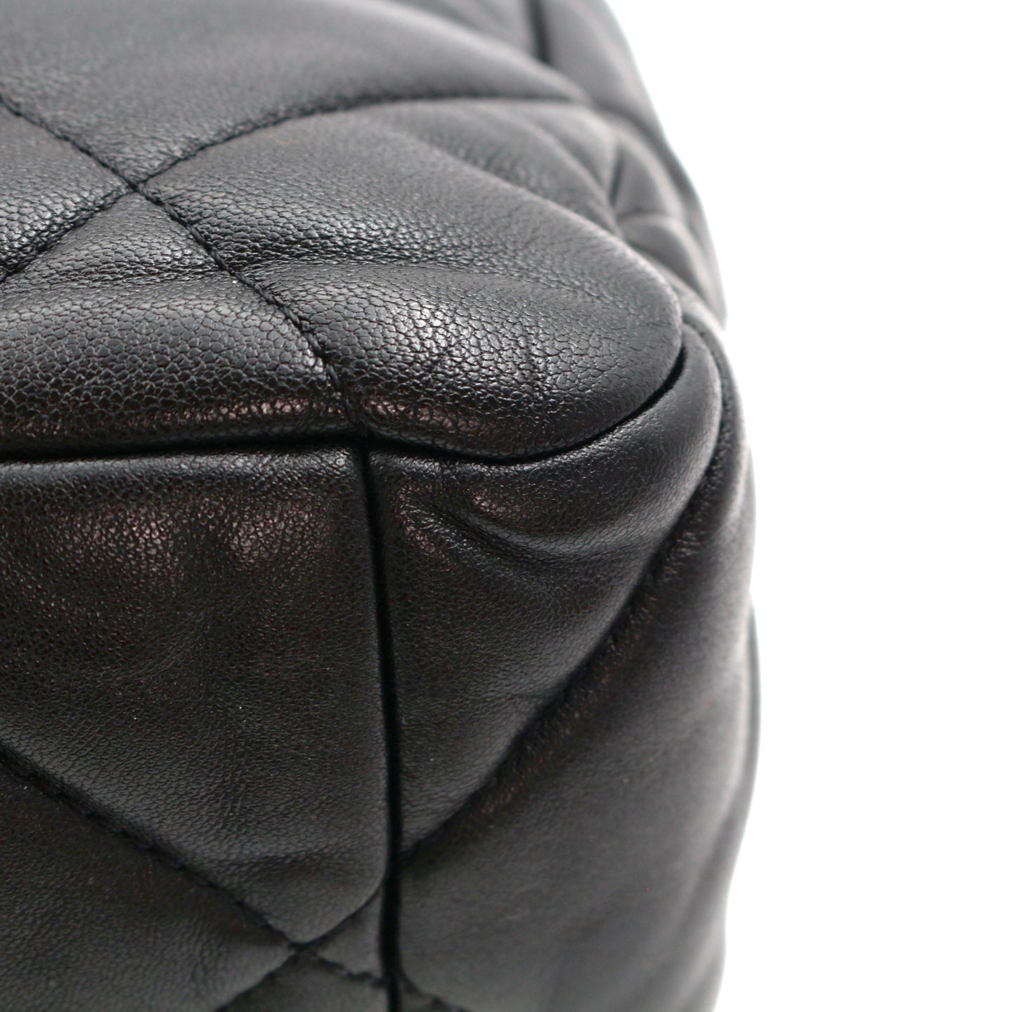 CHANEL Black Lambskin Large Chanel 19 Flap Bag [Used]