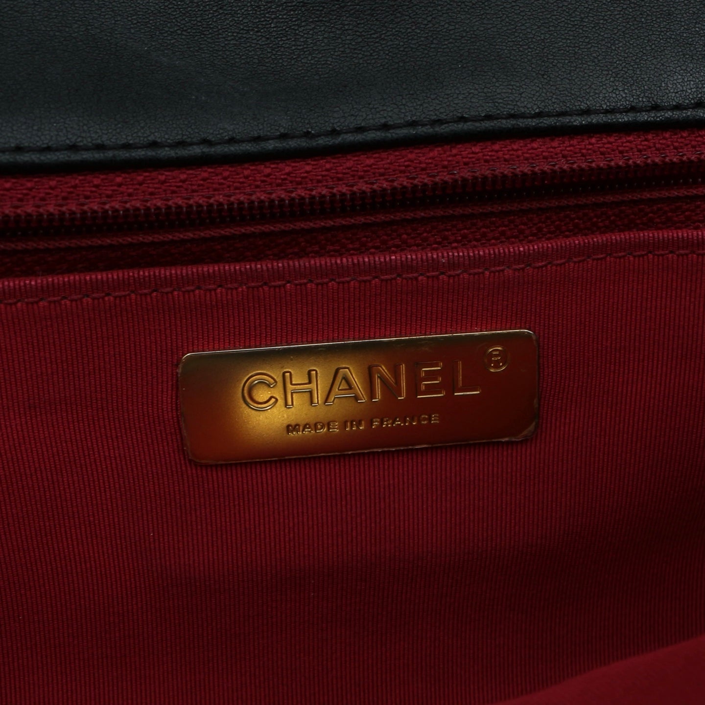 CHANEL Black Lambskin Large Chanel 19 Flap Bag [Used]