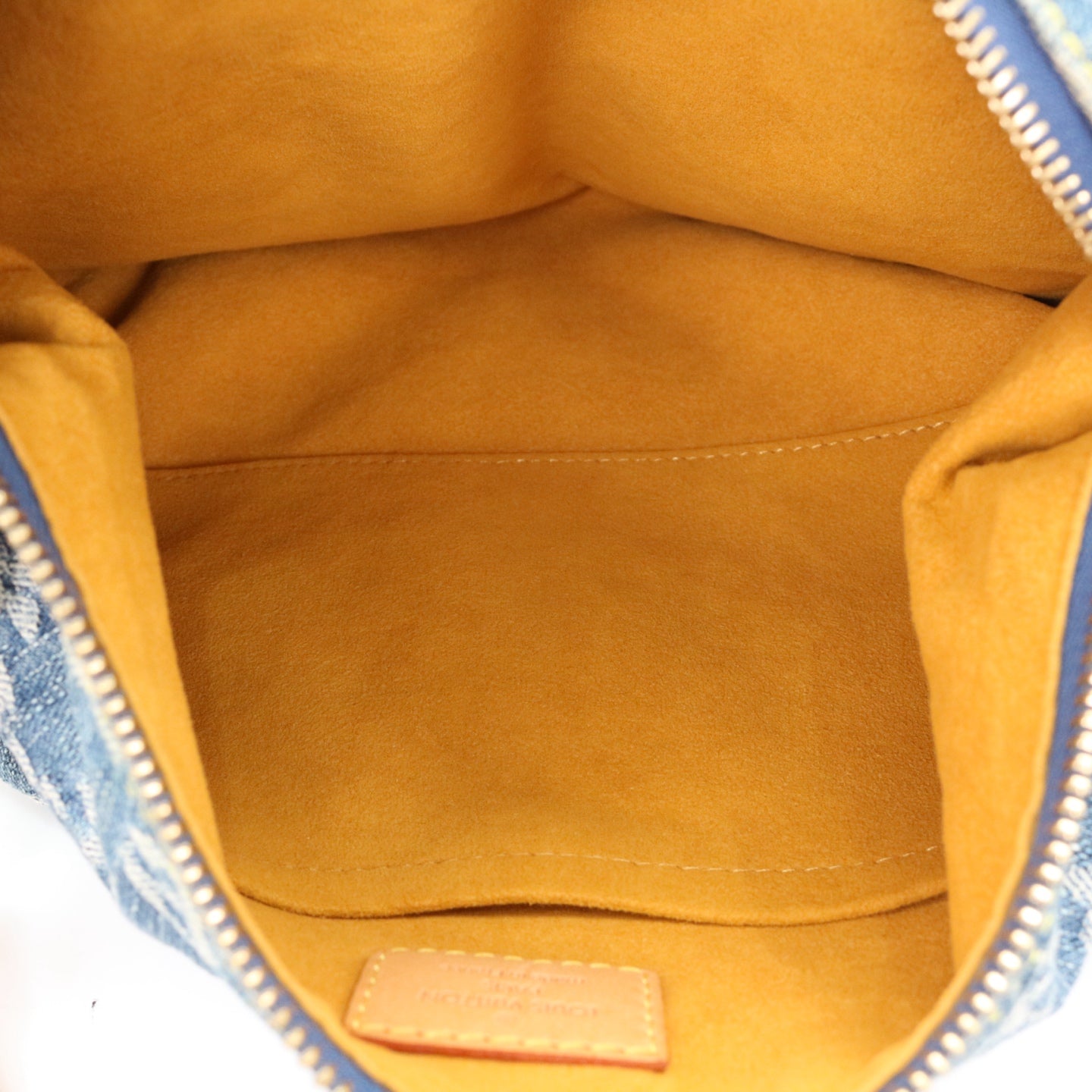 Louis Vuitton Blue Denim Manhattan Shoulder Bag [Used]