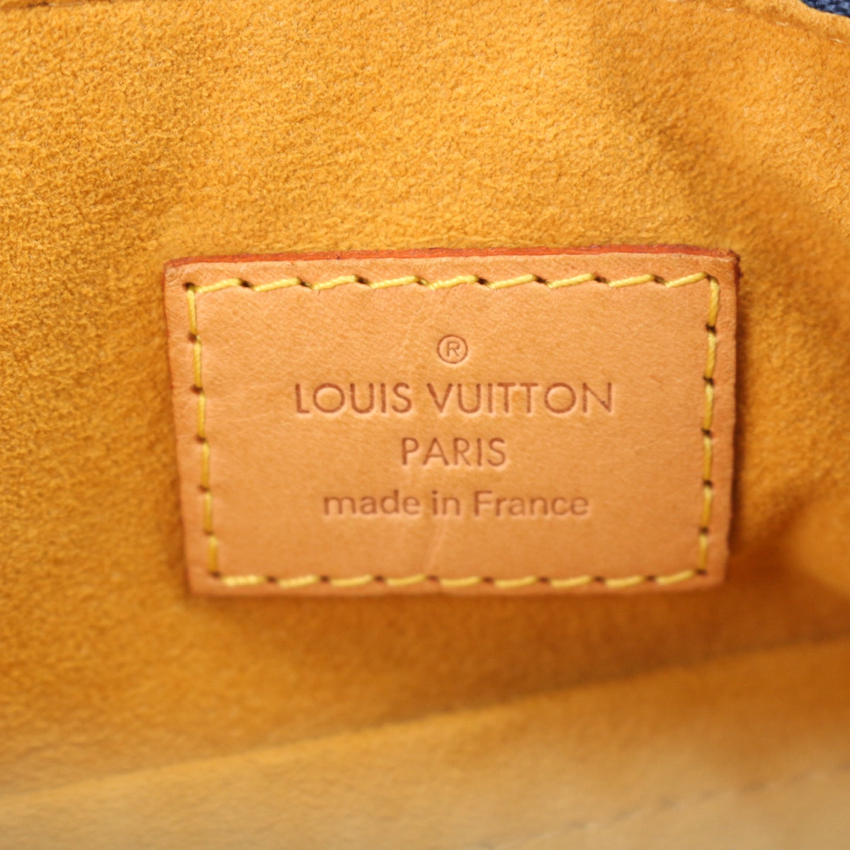Louis Vuitton Blue Denim Manhattan Shoulder Bag [Used]