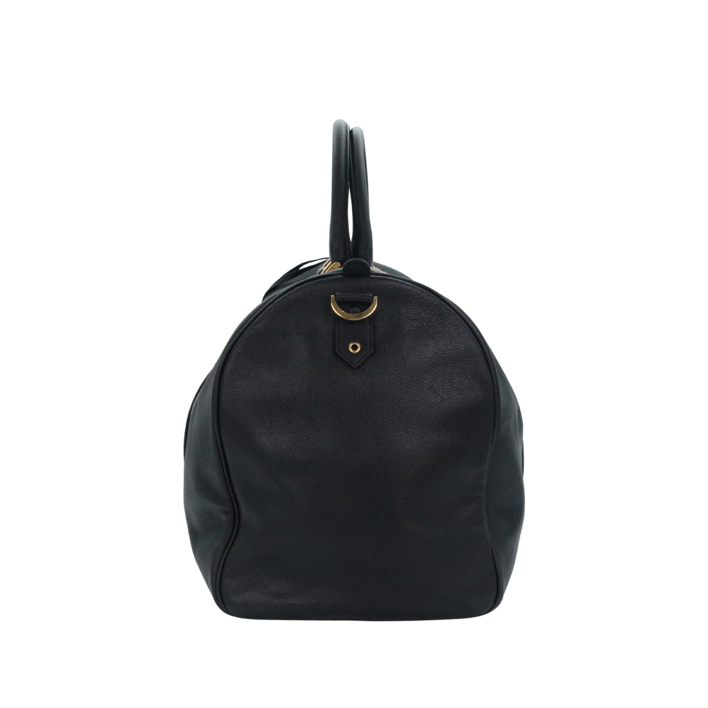 CHANEL Black Caviar Leather Boston Bag [Used]