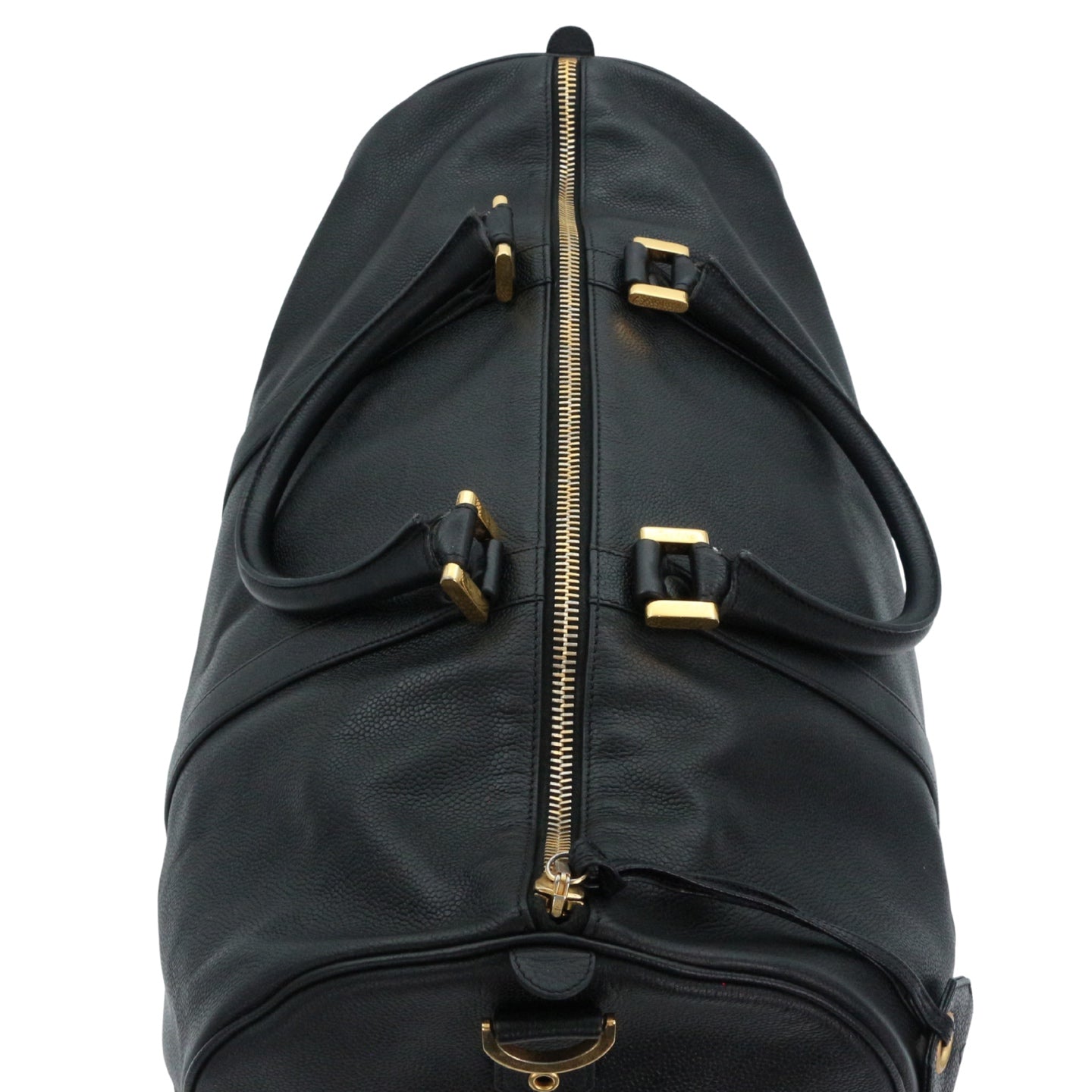 CHANEL Black Caviar Leather Boston Bag [Used]
