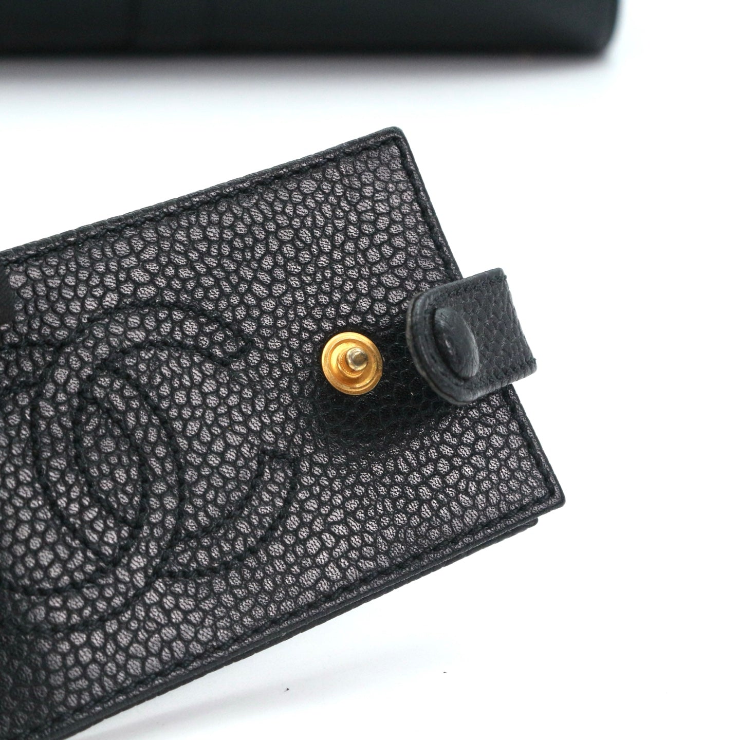CHANEL Black Caviar Leather Boston Bag [Used]