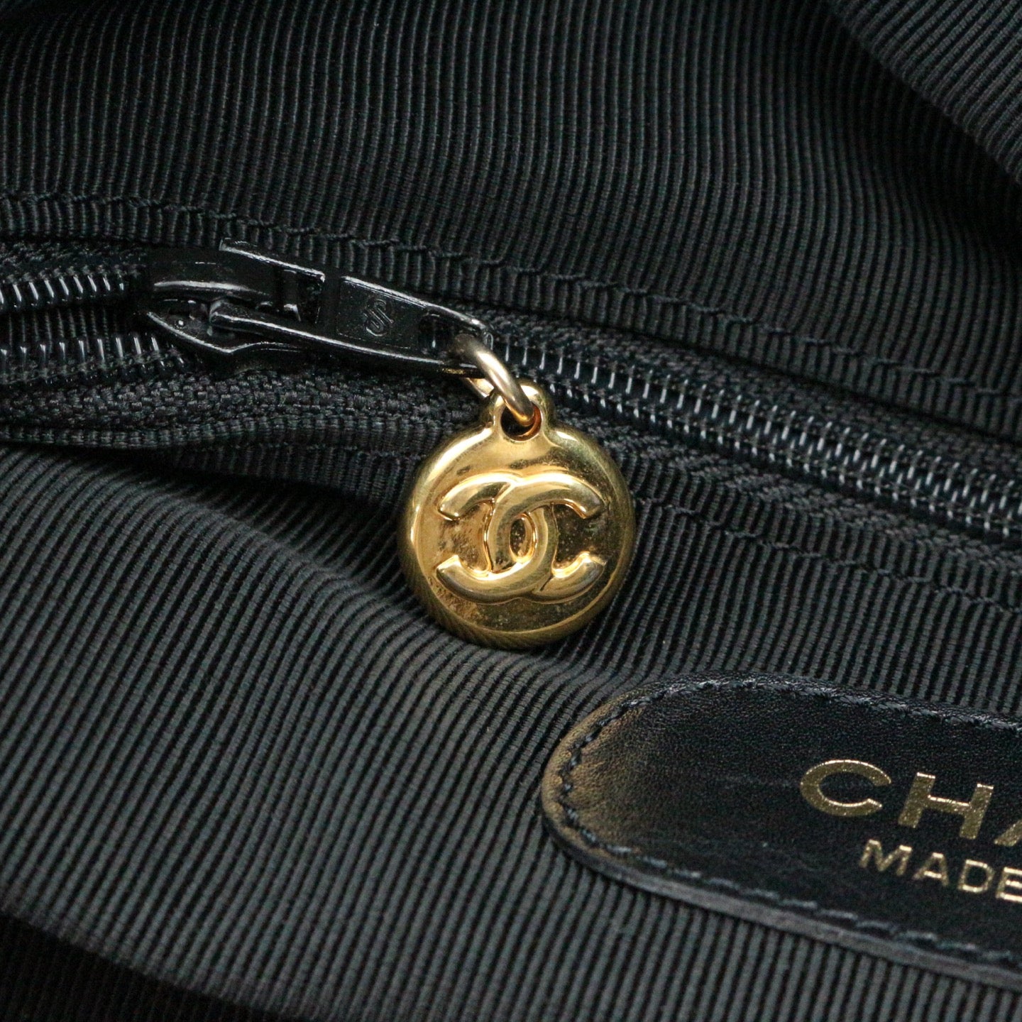 CHANEL Black Caviar Leather Boston Bag [Used]