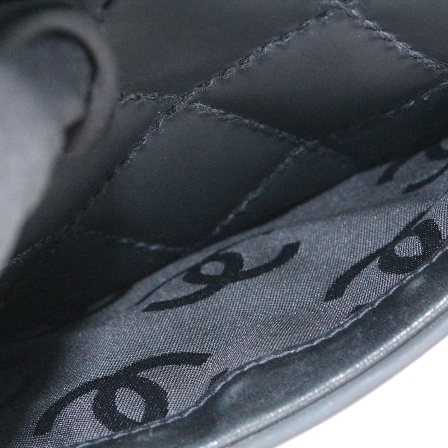 CHANEL Black Quilted Nubuck Leather Tote Bag[Used]