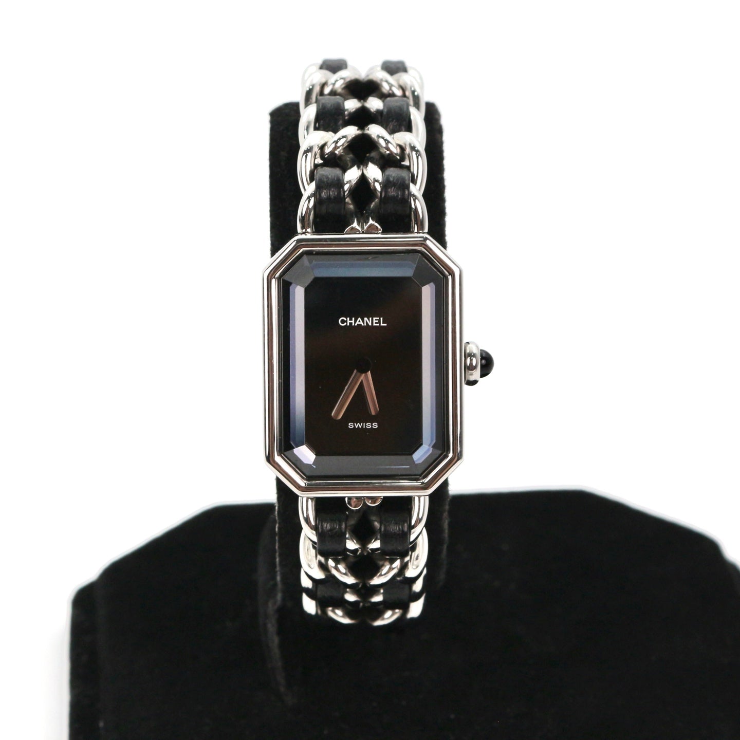 Chanel Première Black and Silver M Size Watch [Used]