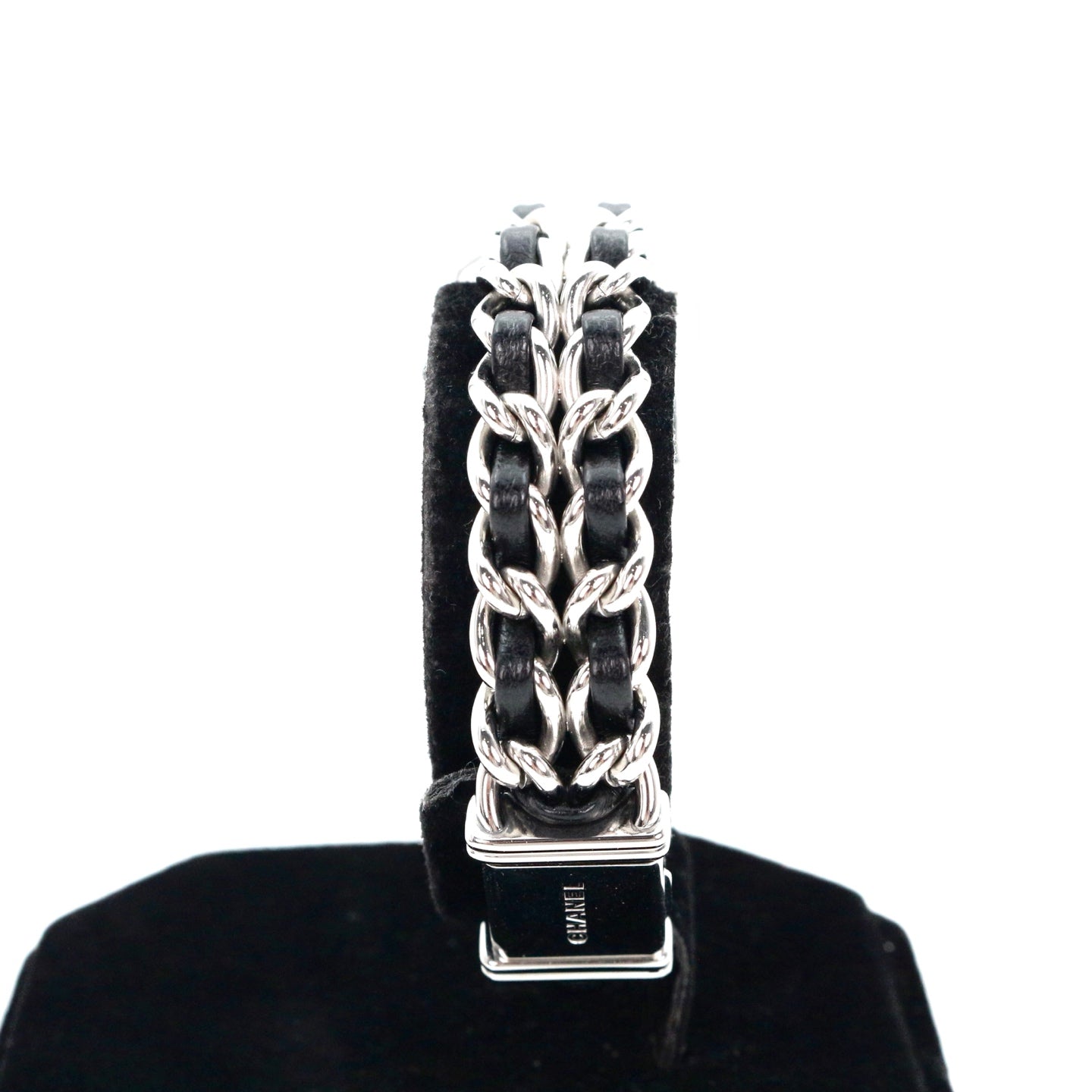 Chanel Première Black and Silver M Size Watch [Used]