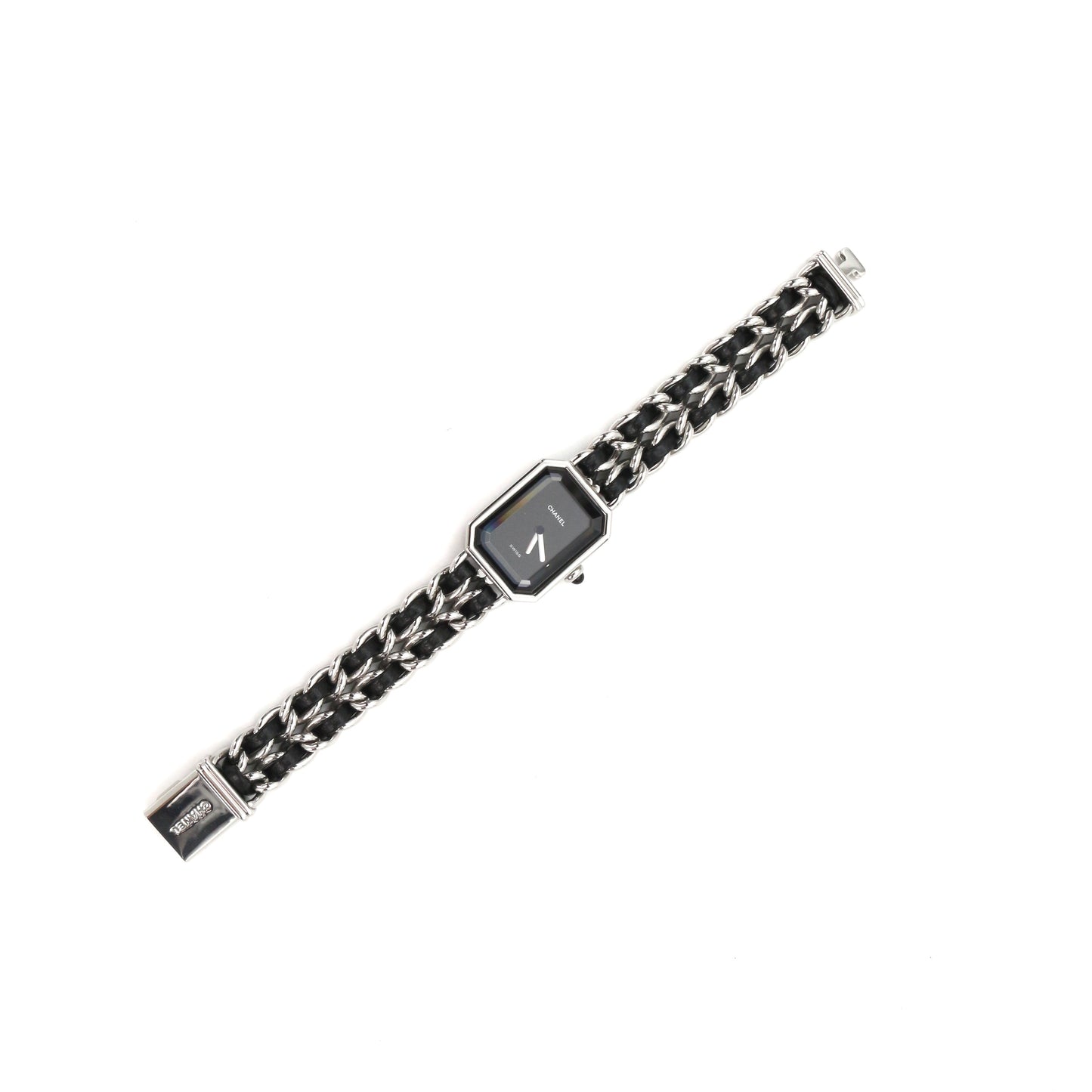 Chanel Première Black and Silver M Size Watch [Used]