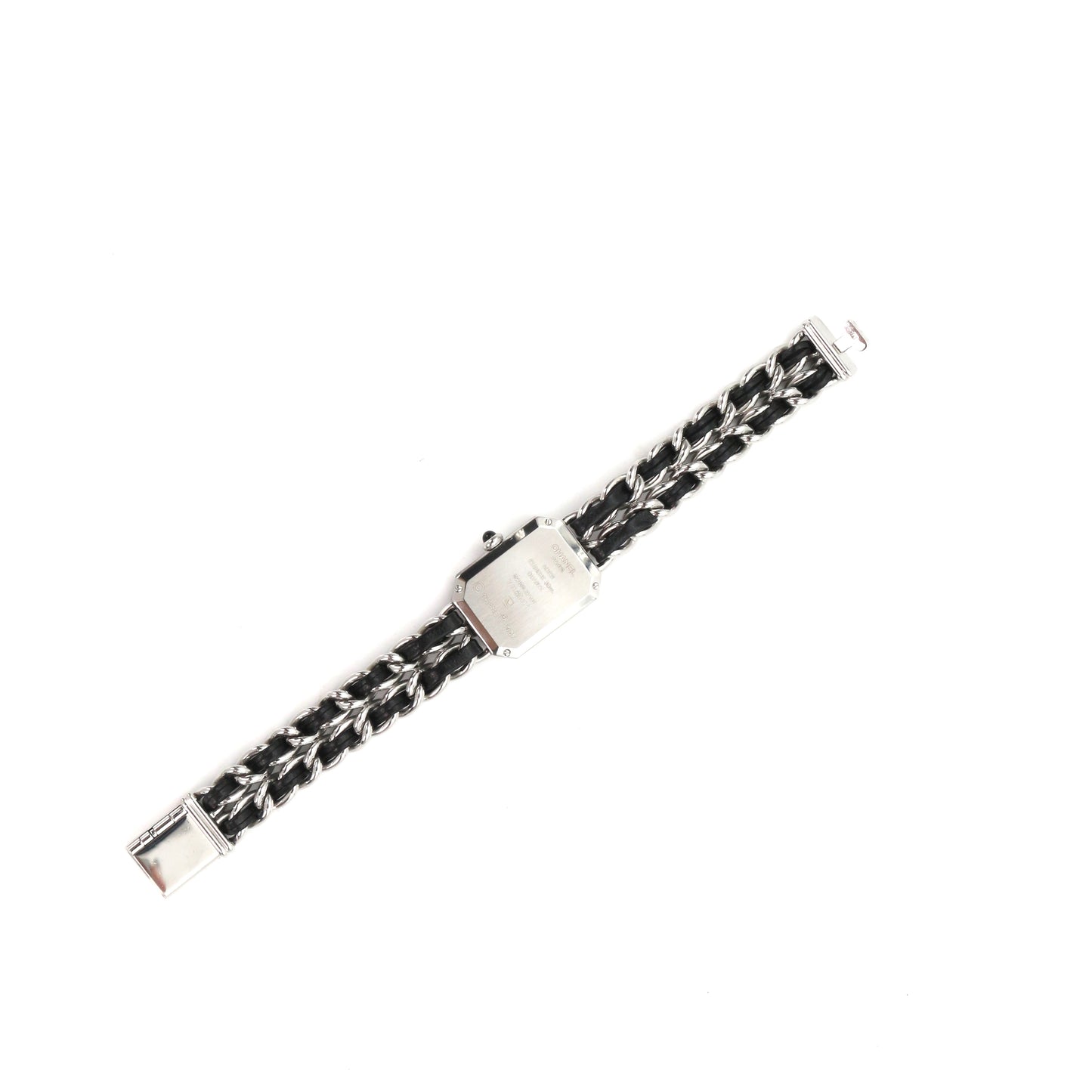 Chanel Première Black and Silver M Size Watch [Used]