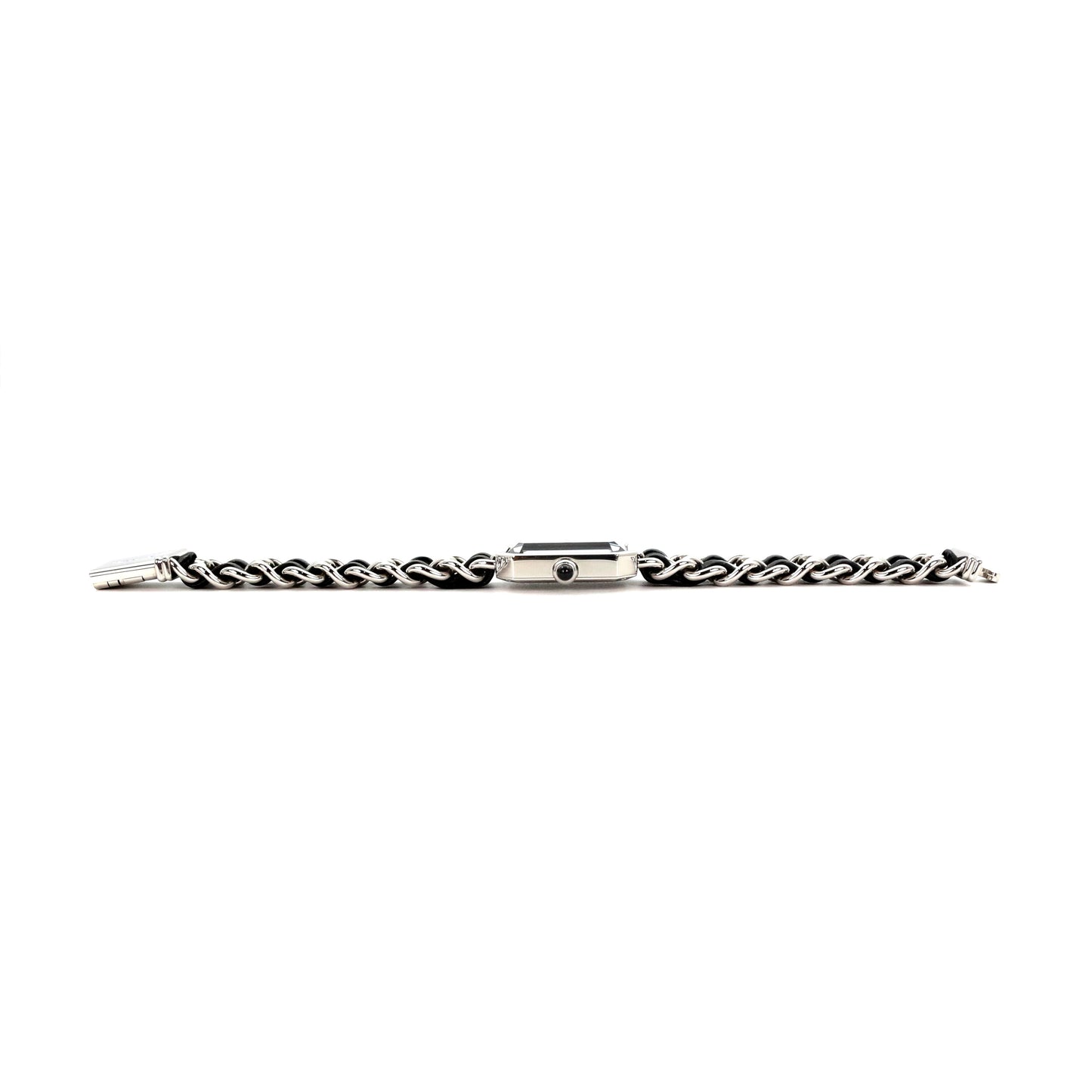 Chanel Première Black and Silver M Size Watch [Used]
