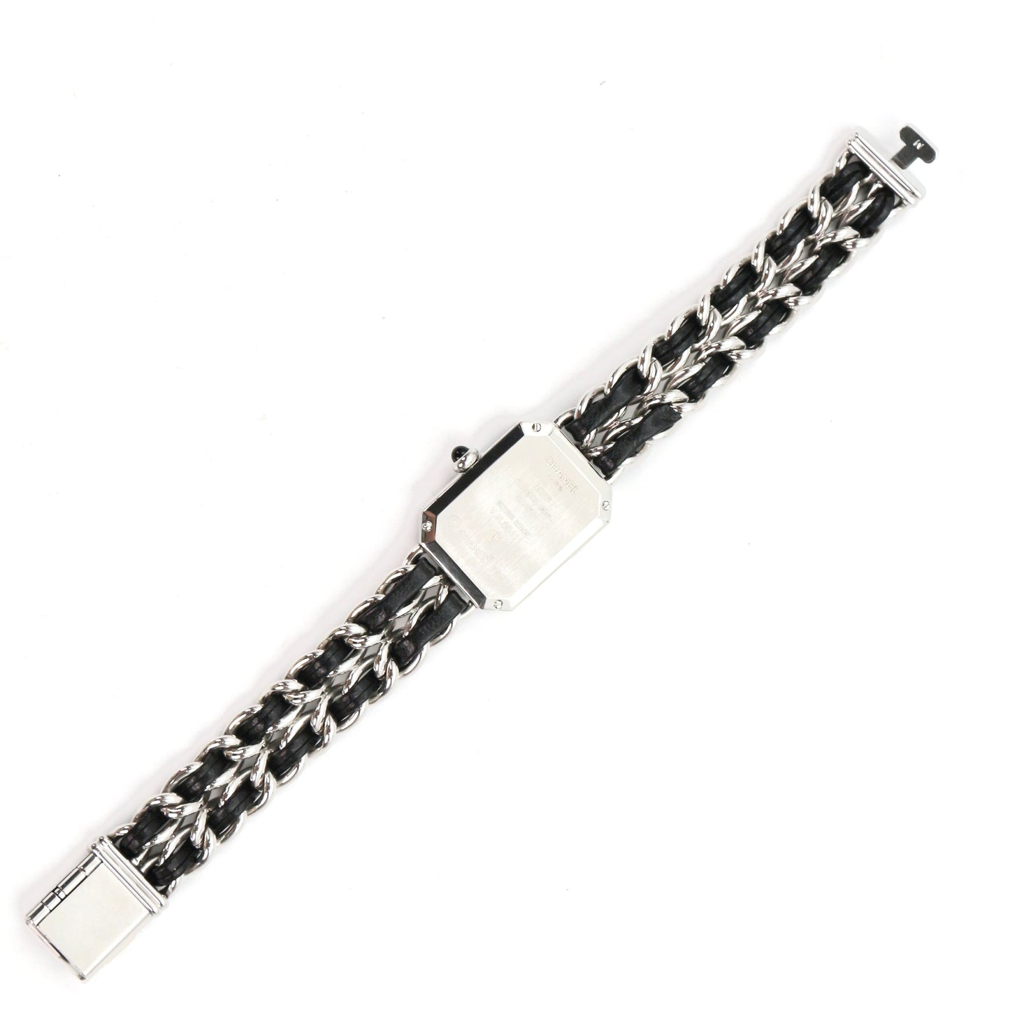 Chanel Première Black and Silver M Size Watch [Used]