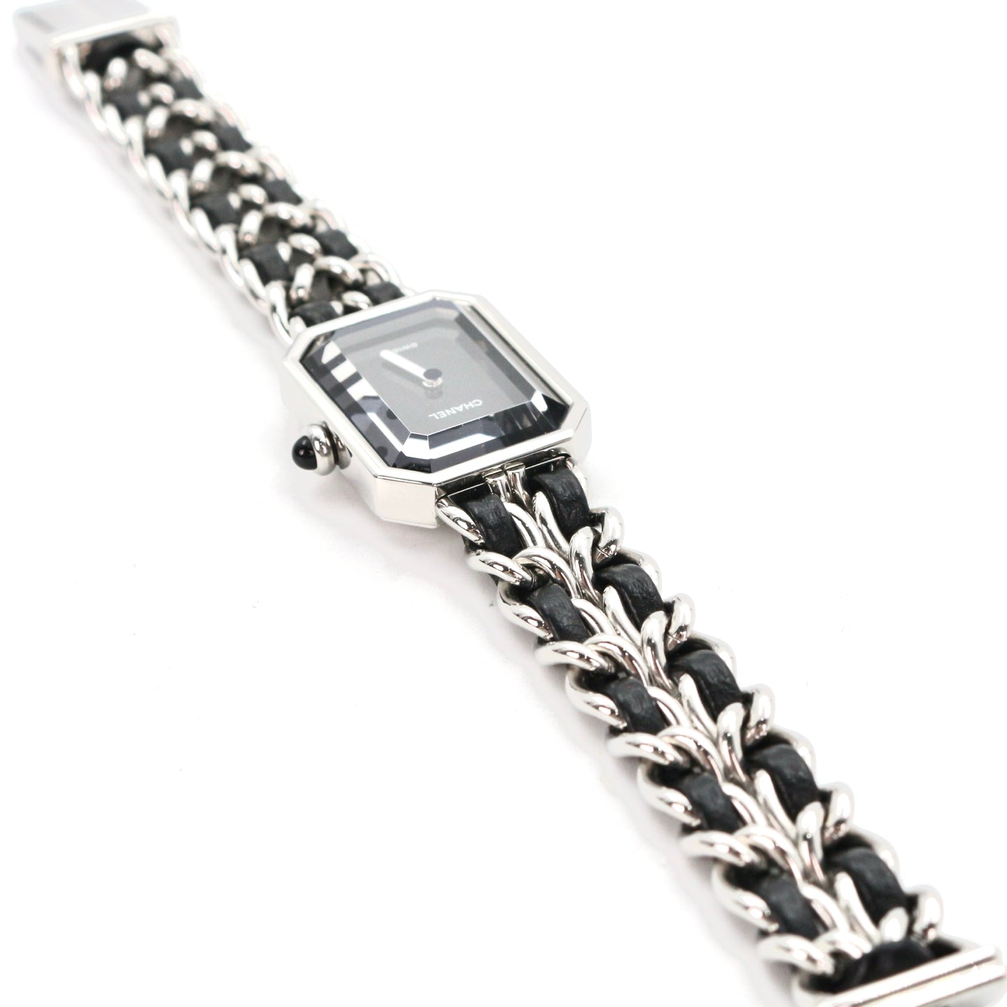 Chanel Première Black and Silver M Size Watch [Used]