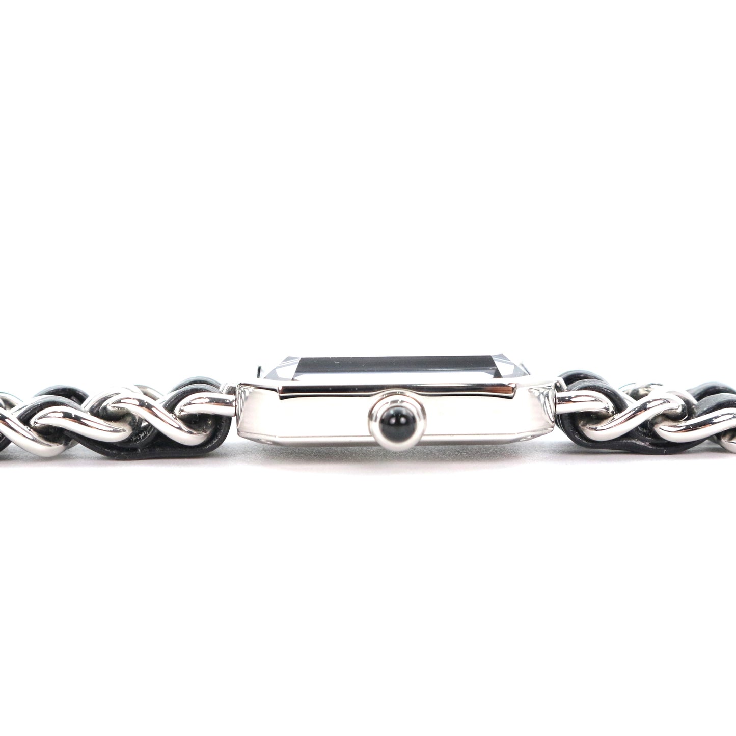 Chanel Première Black and Silver M Size Watch [Used]