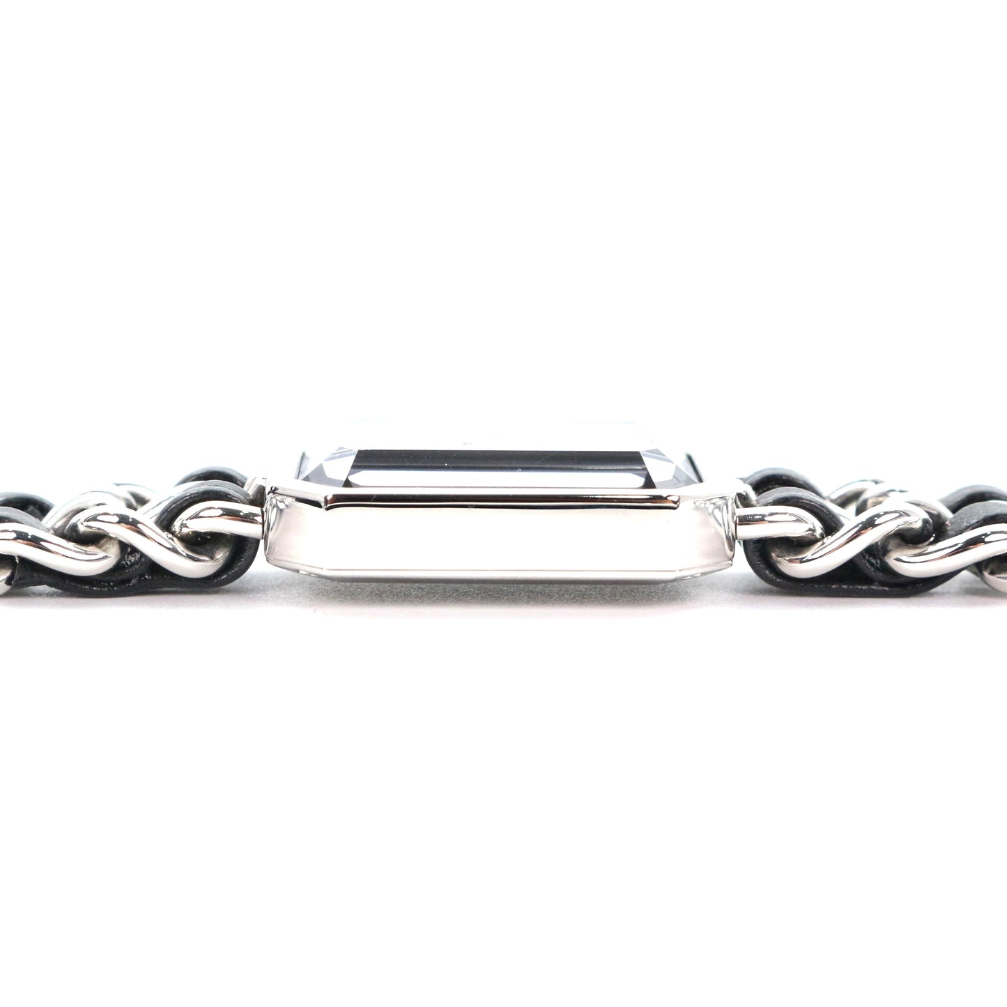 Chanel Première Black and Silver M Size Watch [Used]