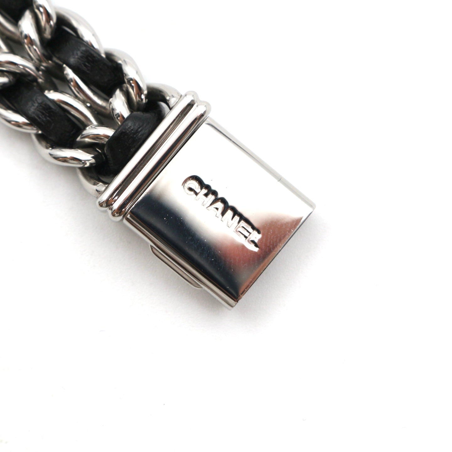 Chanel Première Black and Silver M Size Watch [Used]