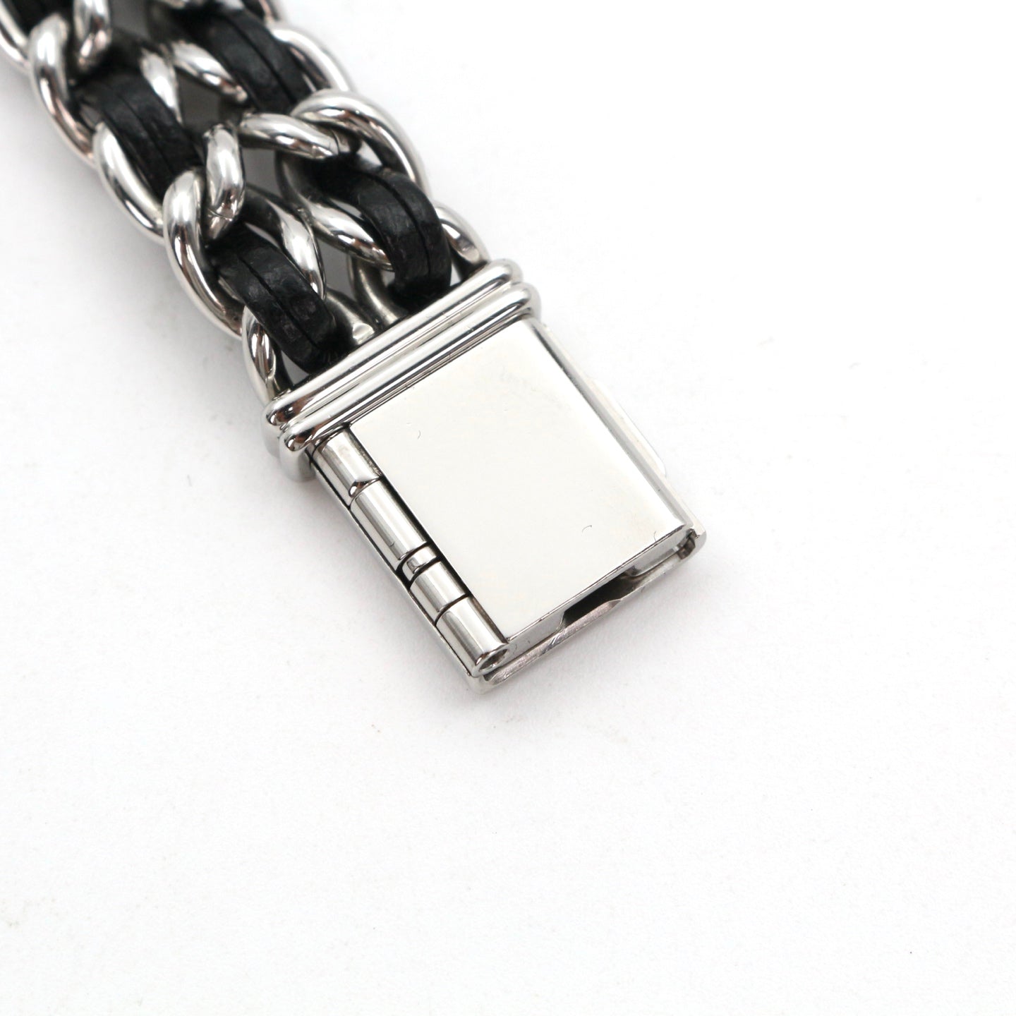 Chanel Première Black and Silver M Size Watch [Used]