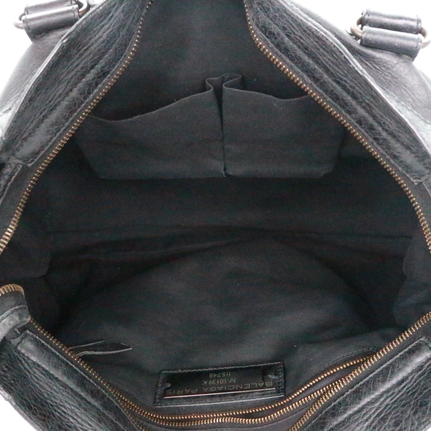 Balenciaga Black Motorcycle City Big 2Way Bag with Strap [Used]