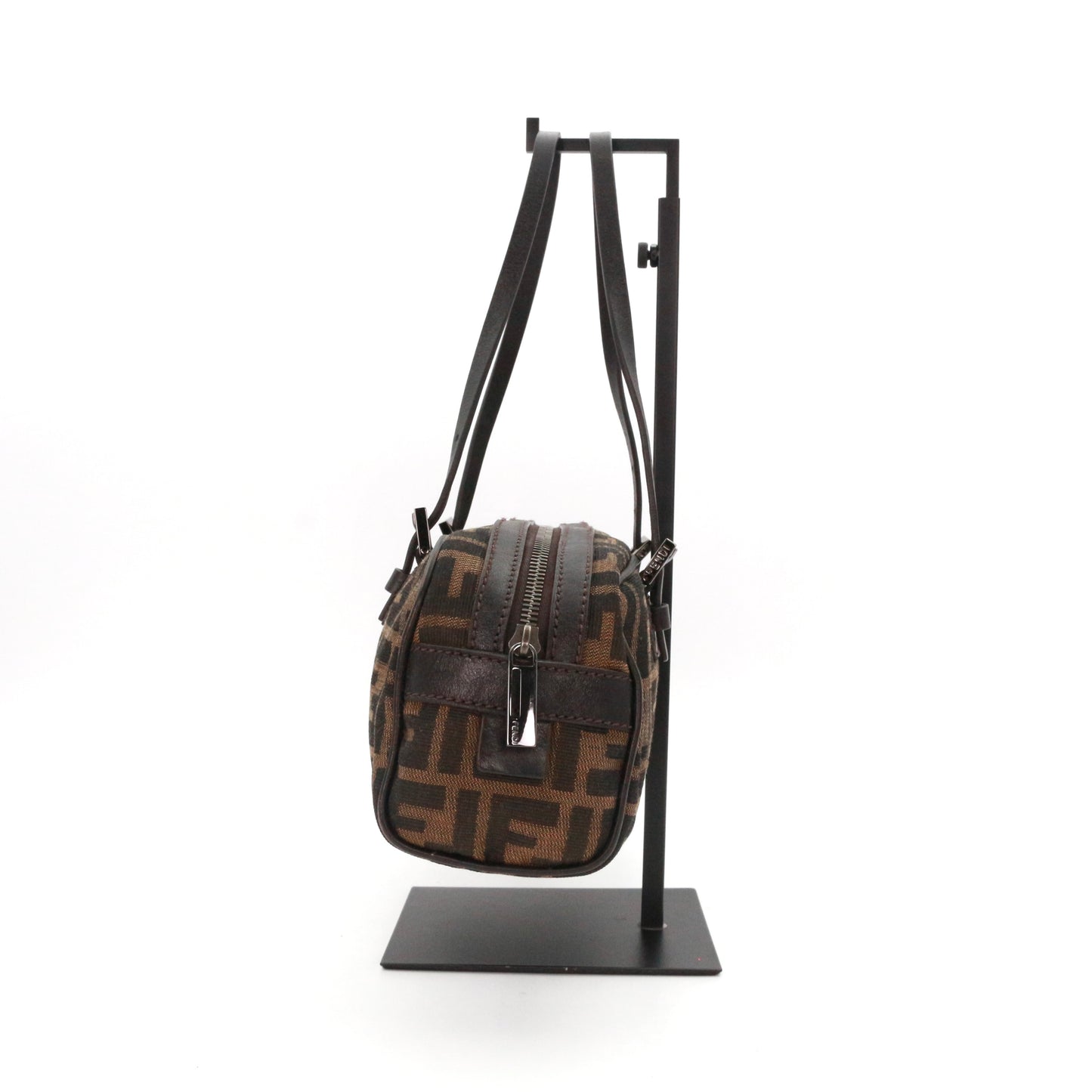 FENDI Brown Zucca Baguette Shoulder Bag [Used]