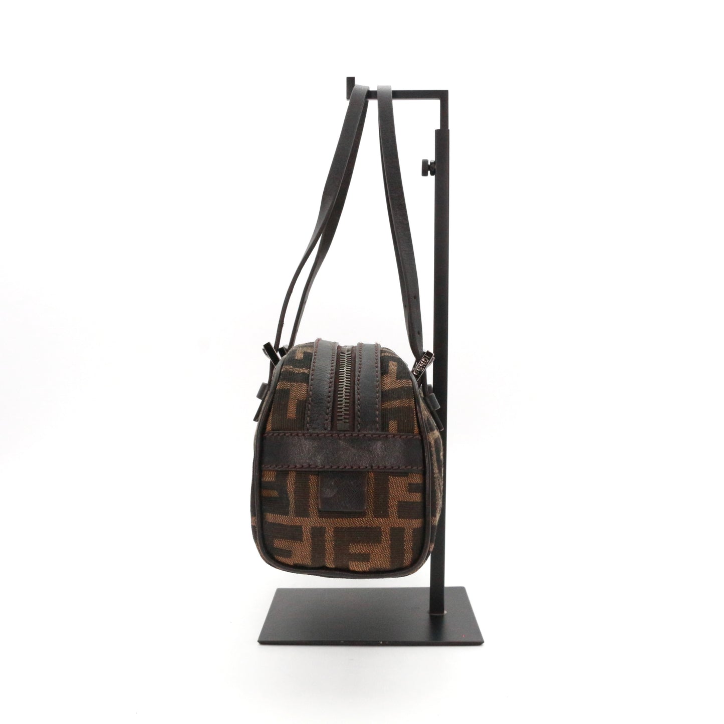 FENDI Brown Zucca Baguette Shoulder Bag [Used]