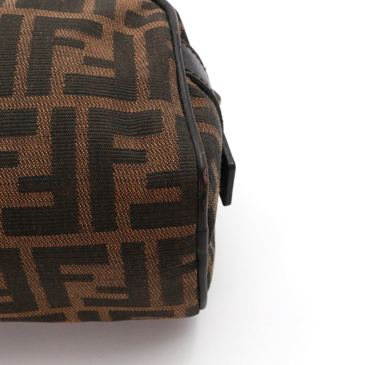 FENDI Brown Zucca Baguette Shoulder Bag [Used]