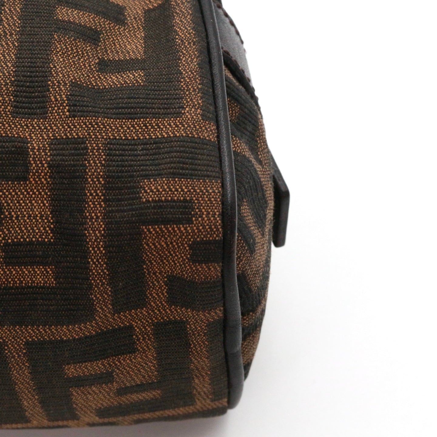 FENDI Brown Zucca Baguette Shoulder Bag [Used]