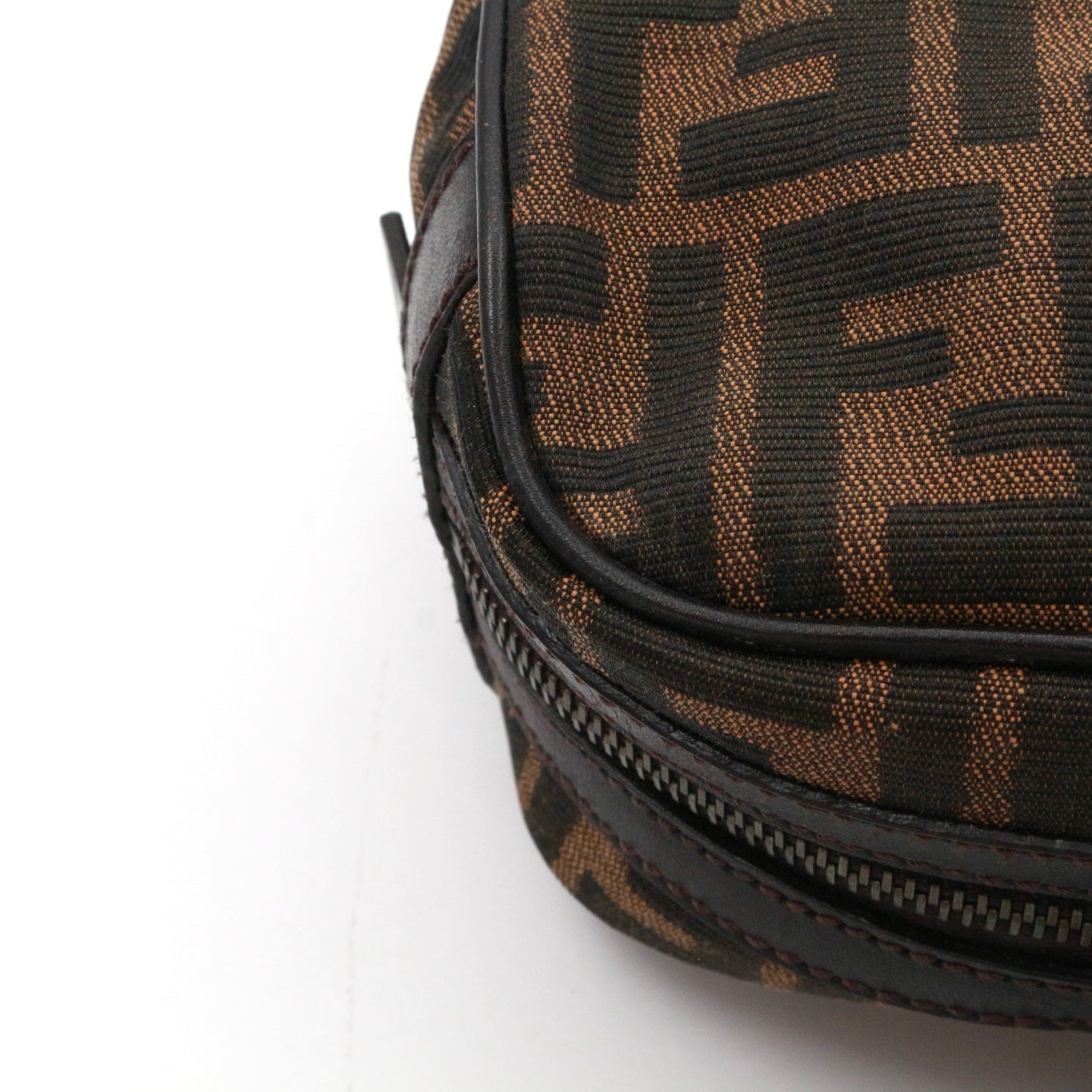 FENDI Brown Zucca Baguette Shoulder Bag [Used]