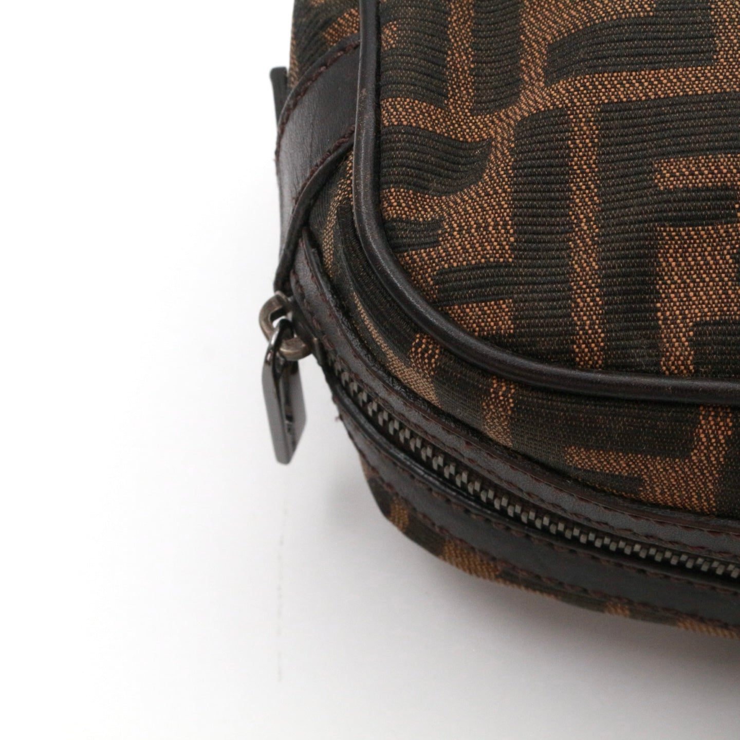 FENDI Brown Zucca Baguette Shoulder Bag [Used]