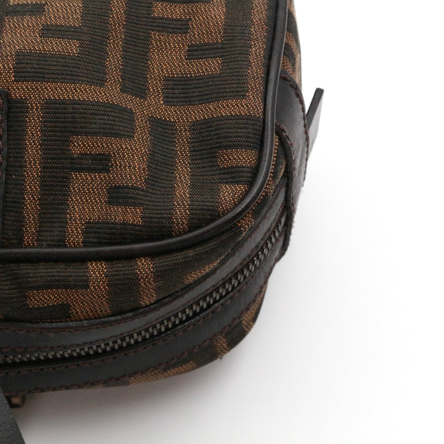 FENDI Brown Zucca Baguette Shoulder Bag [Used]