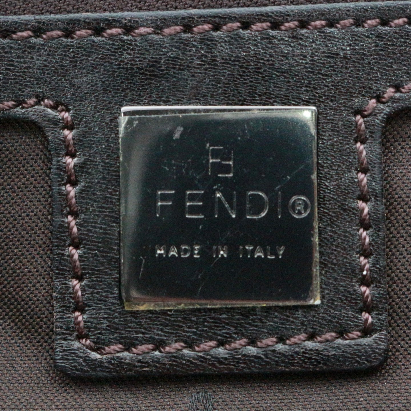 FENDI Brown Zucca Baguette Shoulder Bag [Used]