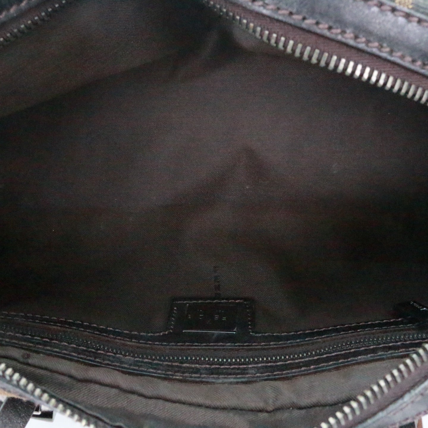 FENDI Brown Zucca Baguette Shoulder Bag [Used]
