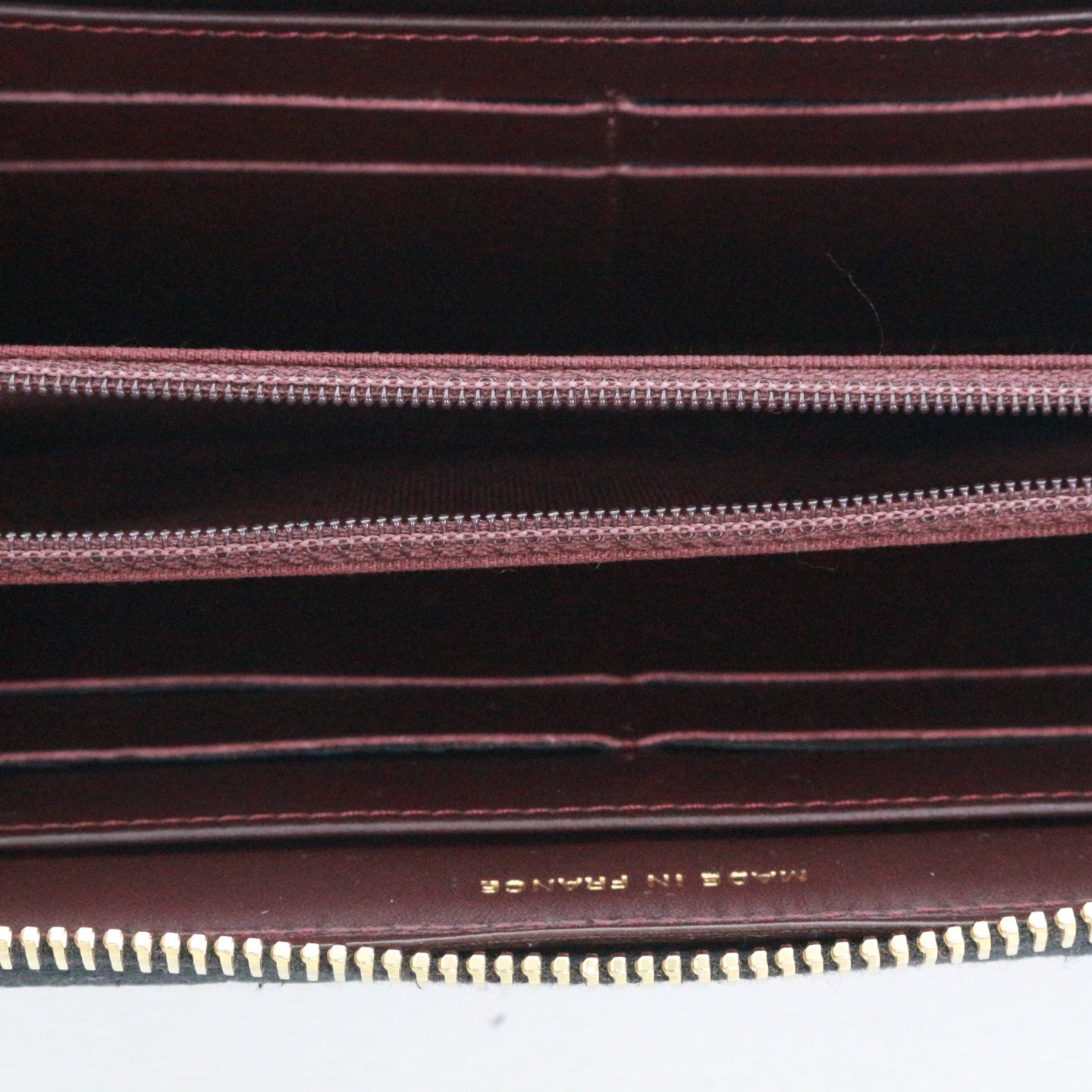 CHANEL Black Quilted Caviar Leather Zip-Around Long Wallet [Used]