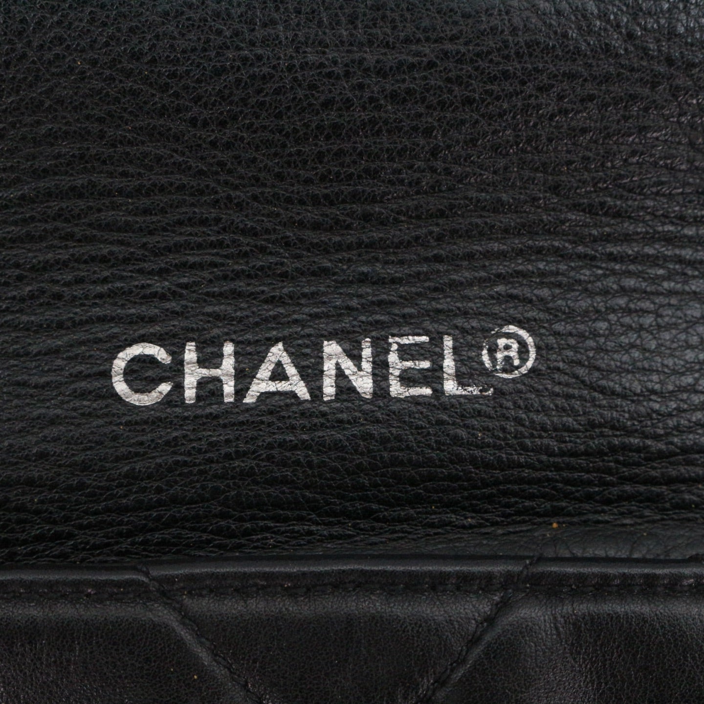 CHANEL Black Lambskin Quilted Large Flap Chain Shoulder Bag [Used]