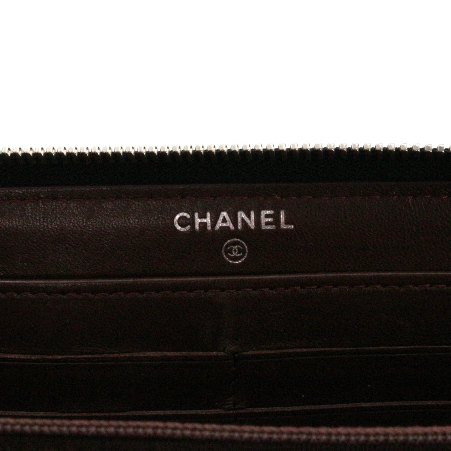CHANEL Black Quilted Lambskin Zip-Around Long Wallet with Full Set [Used]