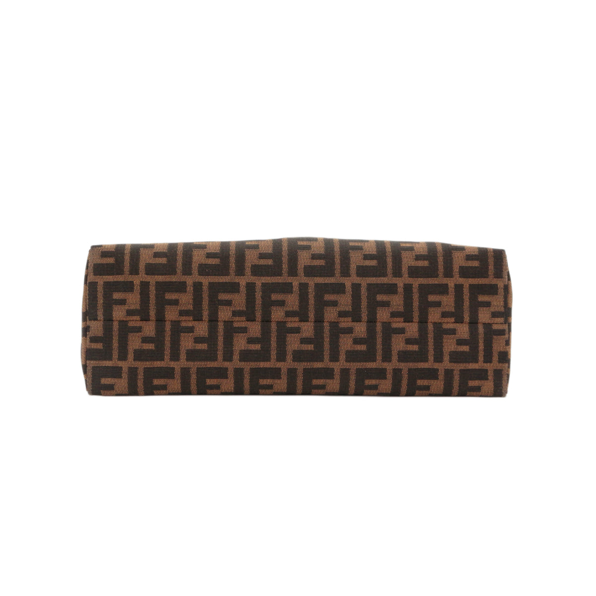 FENDI Vintage Brown Zucca Canvas FF Buckle Shoulder Bag [Used]