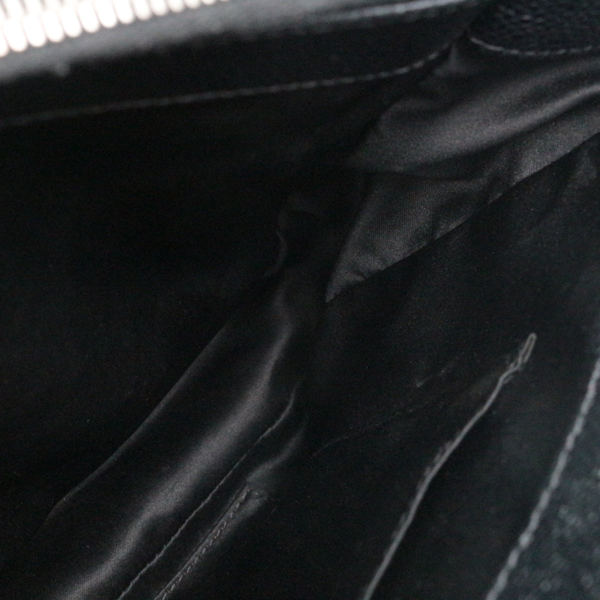 CHANEL Black Caviar GST Tote Bag Silver Hardware [Used]