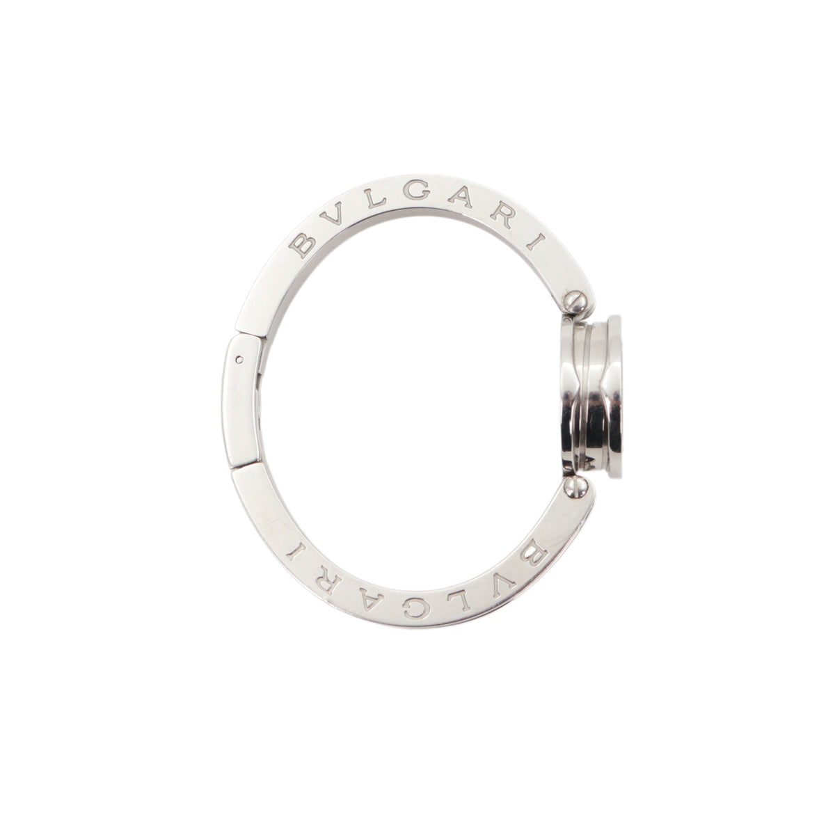 BVLGARI B.zero1 Black & Silver Stainless Steel Bangle Quartz Watch [Used]