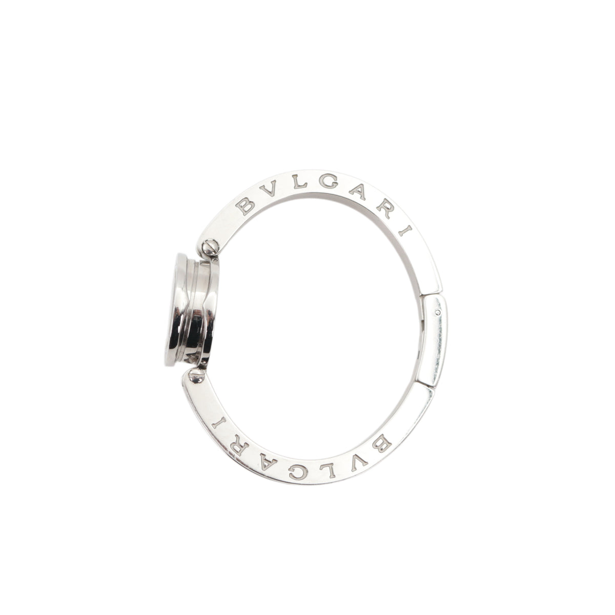 BVLGARI B.zero1 Black & Silver Stainless Steel Bangle Quartz Watch [Used]