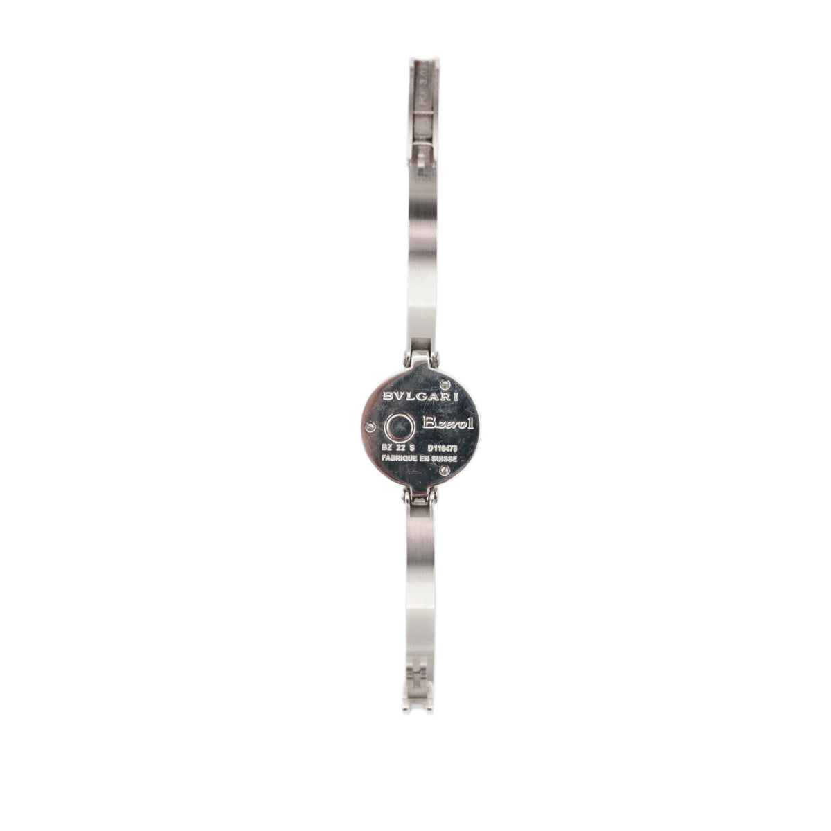 BVLGARI B.zero1 Black & Silver Stainless Steel Bangle Quartz Watch [Used]