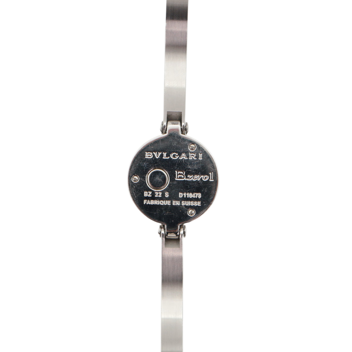 BVLGARI B.zero1 Black & Silver Stainless Steel Bangle Quartz Watch [Used]