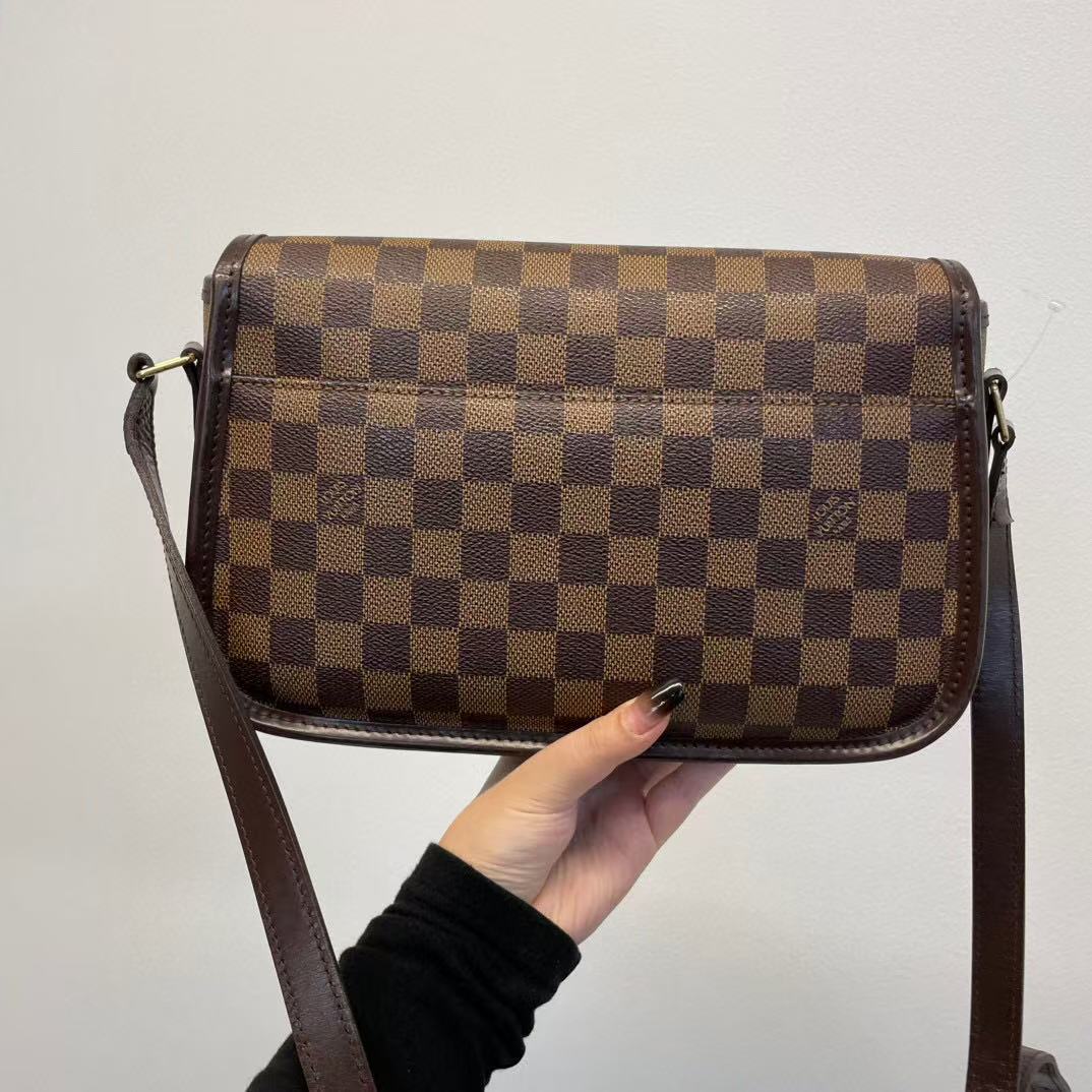 LOUIS VUITTON Special order Damier Sologne Shoulderbag [used]