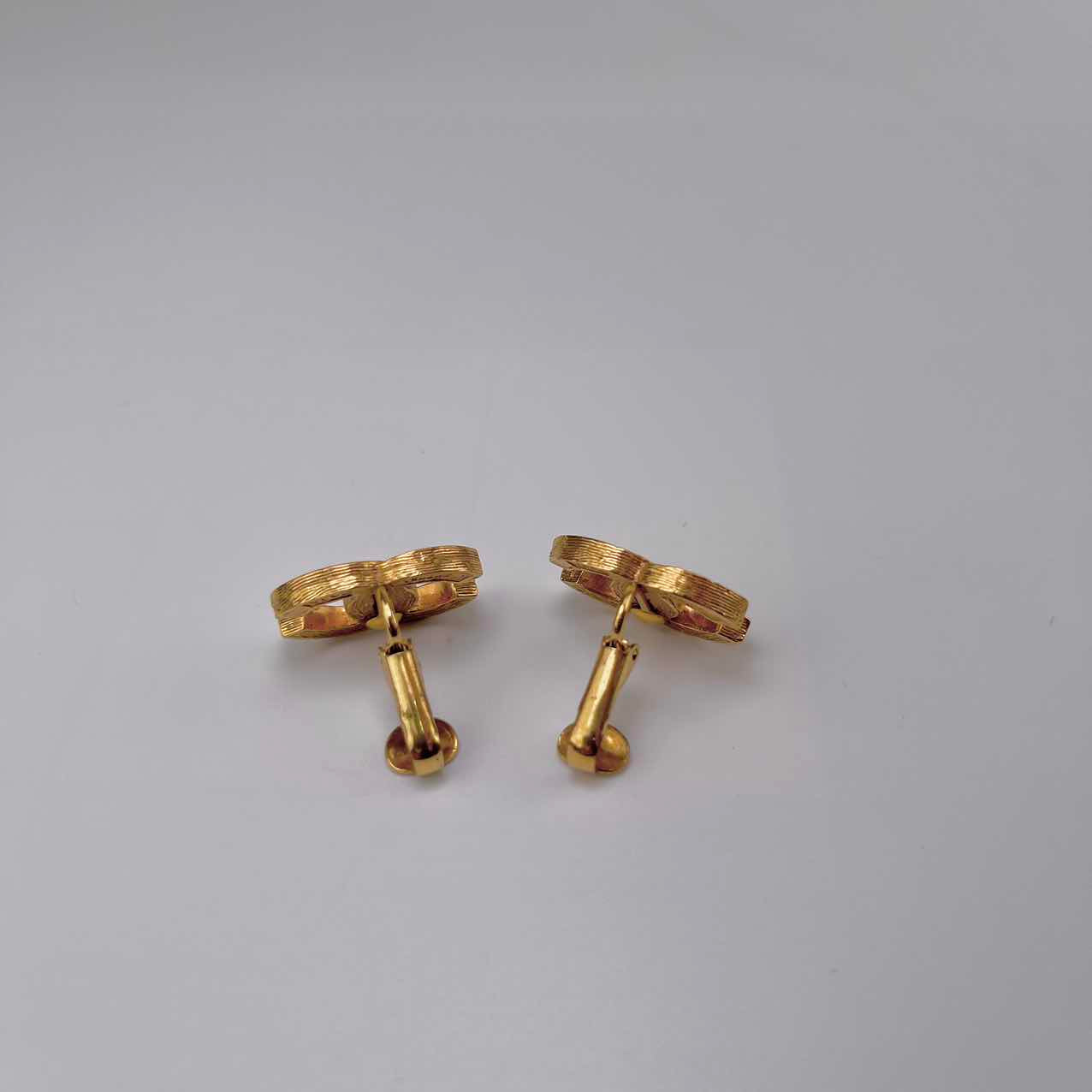 CHANEL Vintage Rhinestone Cocomark earings [Used]