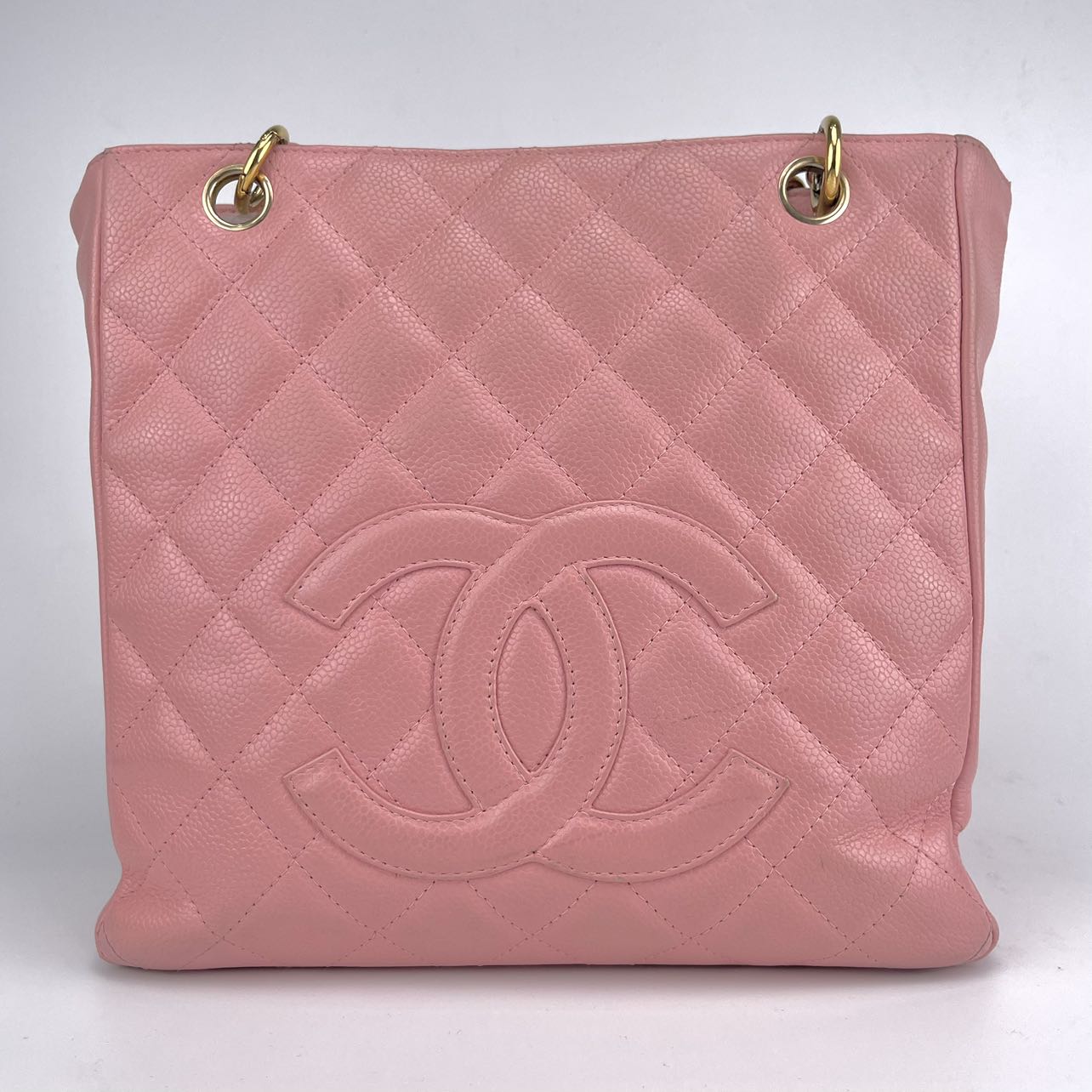 Chanel Pink Calfskin Tote Bag  [used]