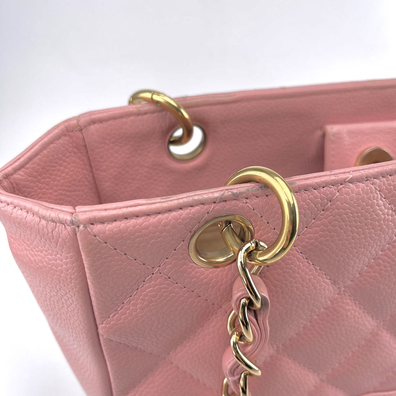 Chanel Pink Calfskin Tote Bag  [used]