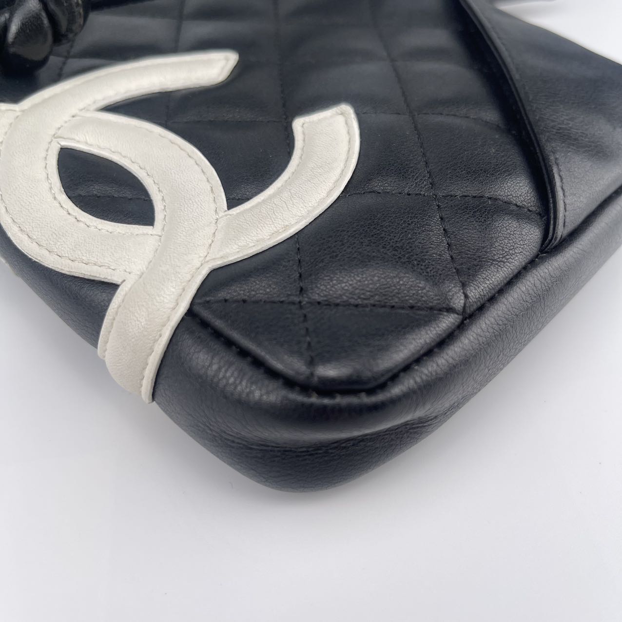 Chanel Black and White Cambon Camera Bag [Used]