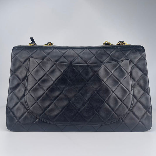 Chanel Black and Gold Victoria (Beckham) 34 Chain Bag [used]