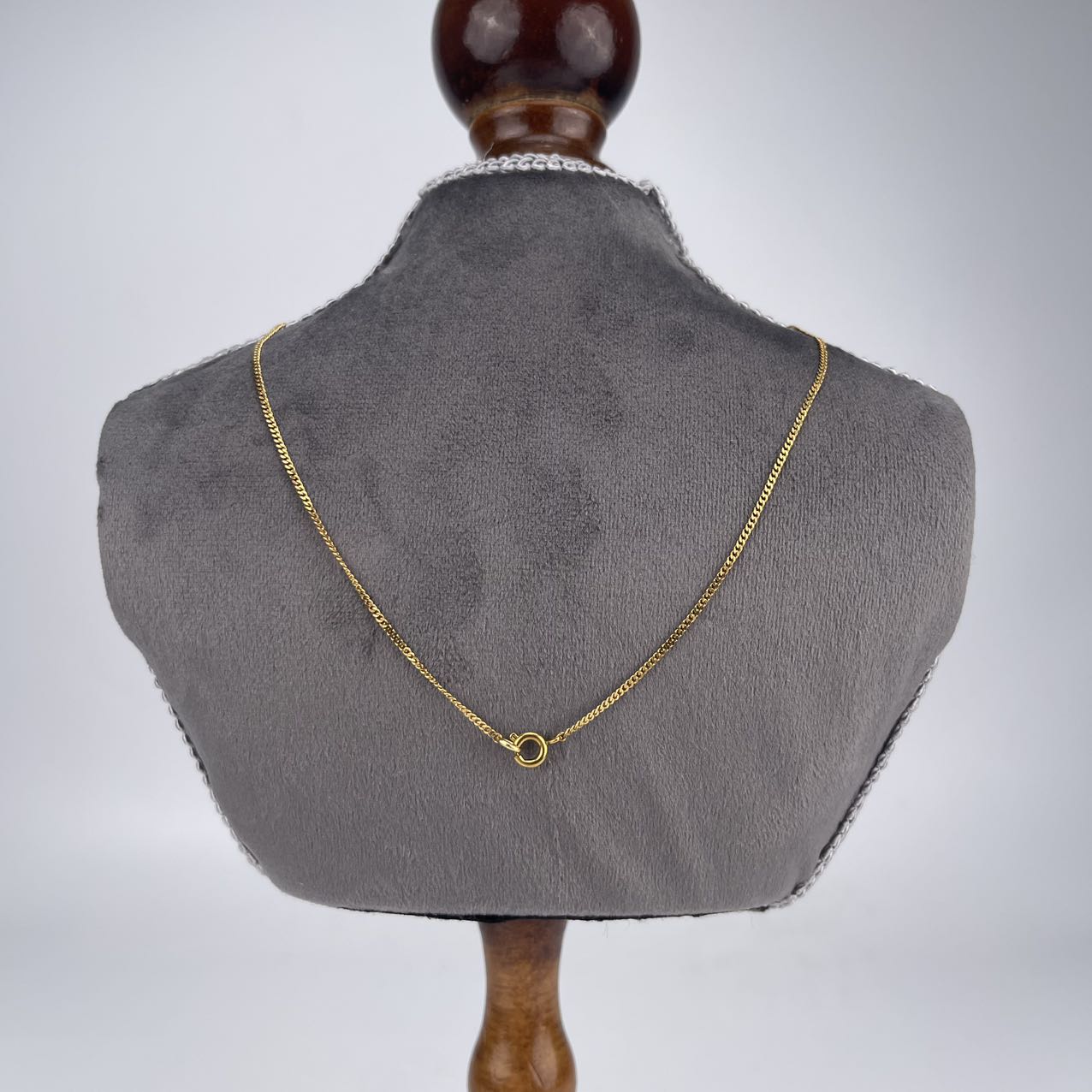 Chanel Black and Gold Shield Pendant Necklace[used]
