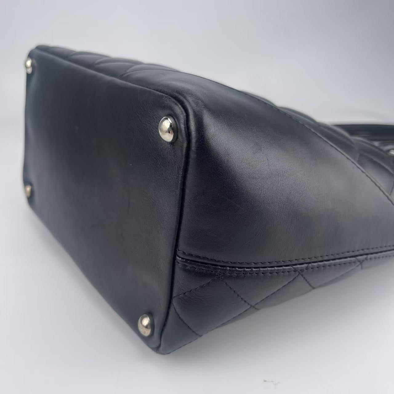 Chanel Cambon black handbag medium [used]