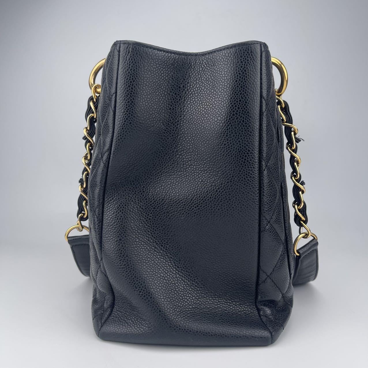 Chanel Black Caviar Grand Shopping Tote[Used]