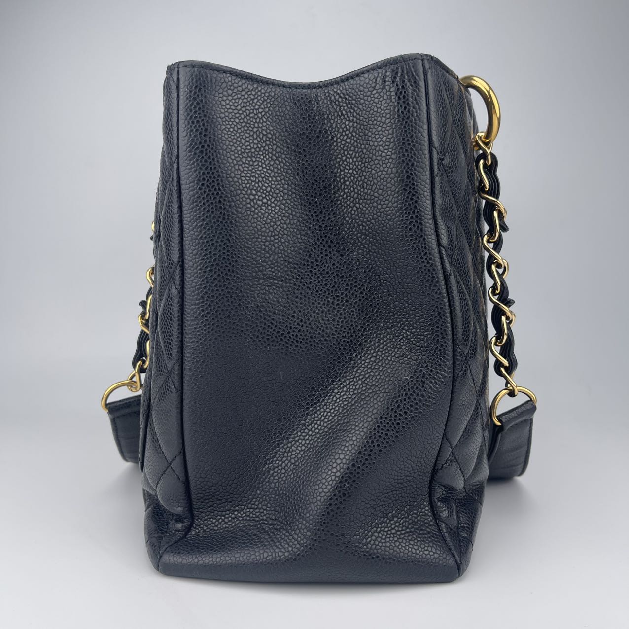 Chanel Black Caviar Grand Shopping Tote[Used]